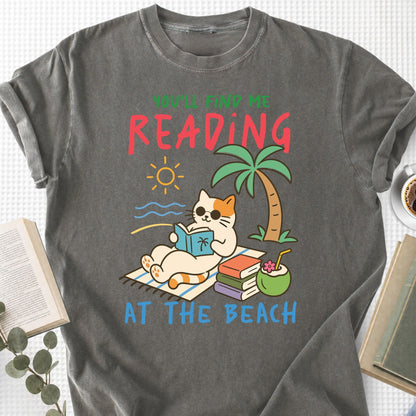 You'll Find Me Reading at the Beach Unisex T-Shirt - Book Social Club