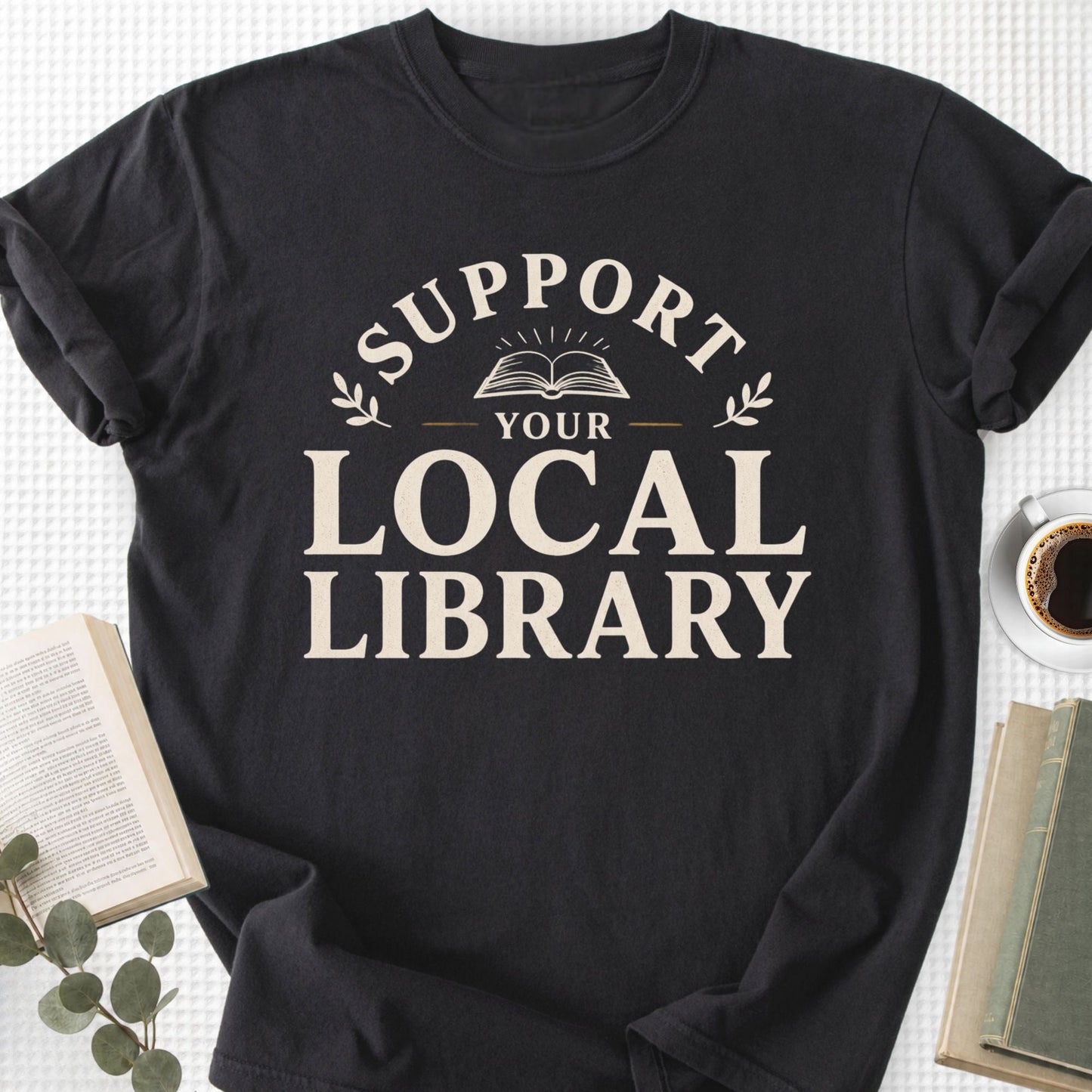 Your Local Library Unisex T-Shirt, Librarian Gift - Book Social Club
