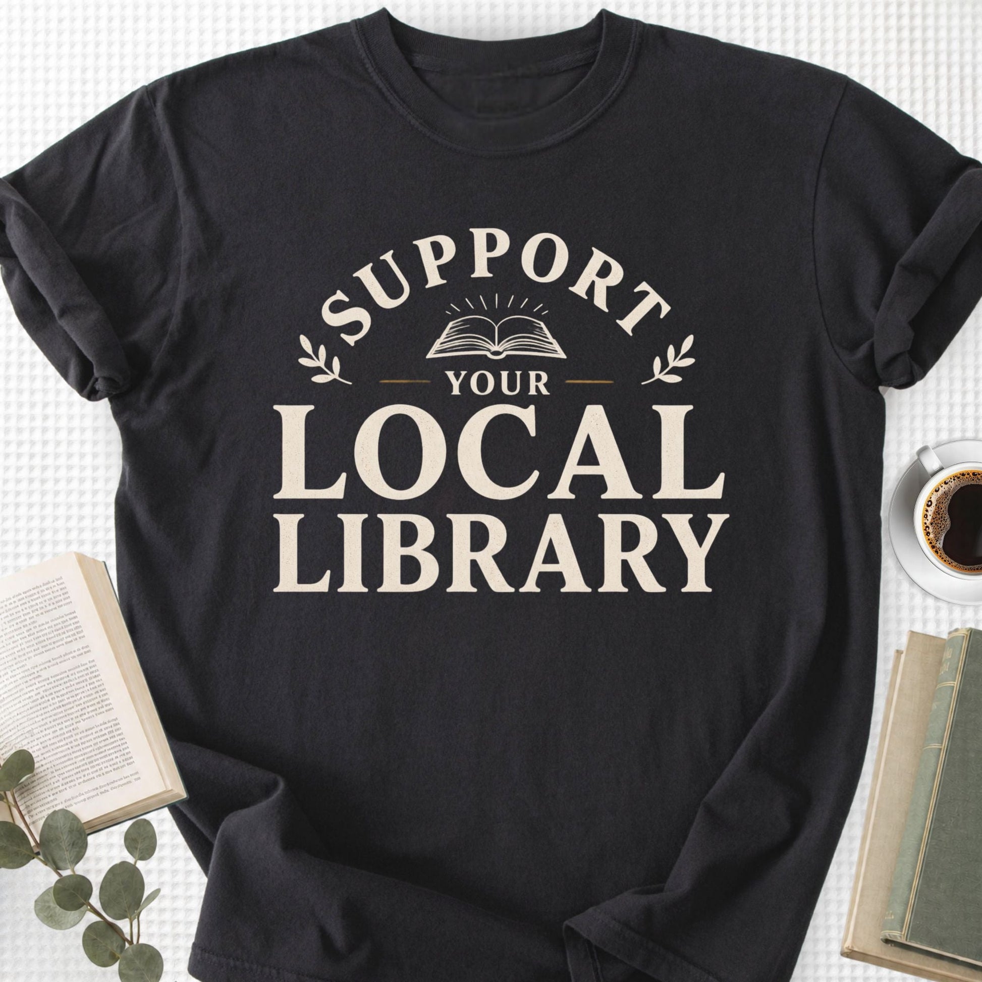 Your Local Library Unisex T-Shirt, Librarian Gift - Book Social Club