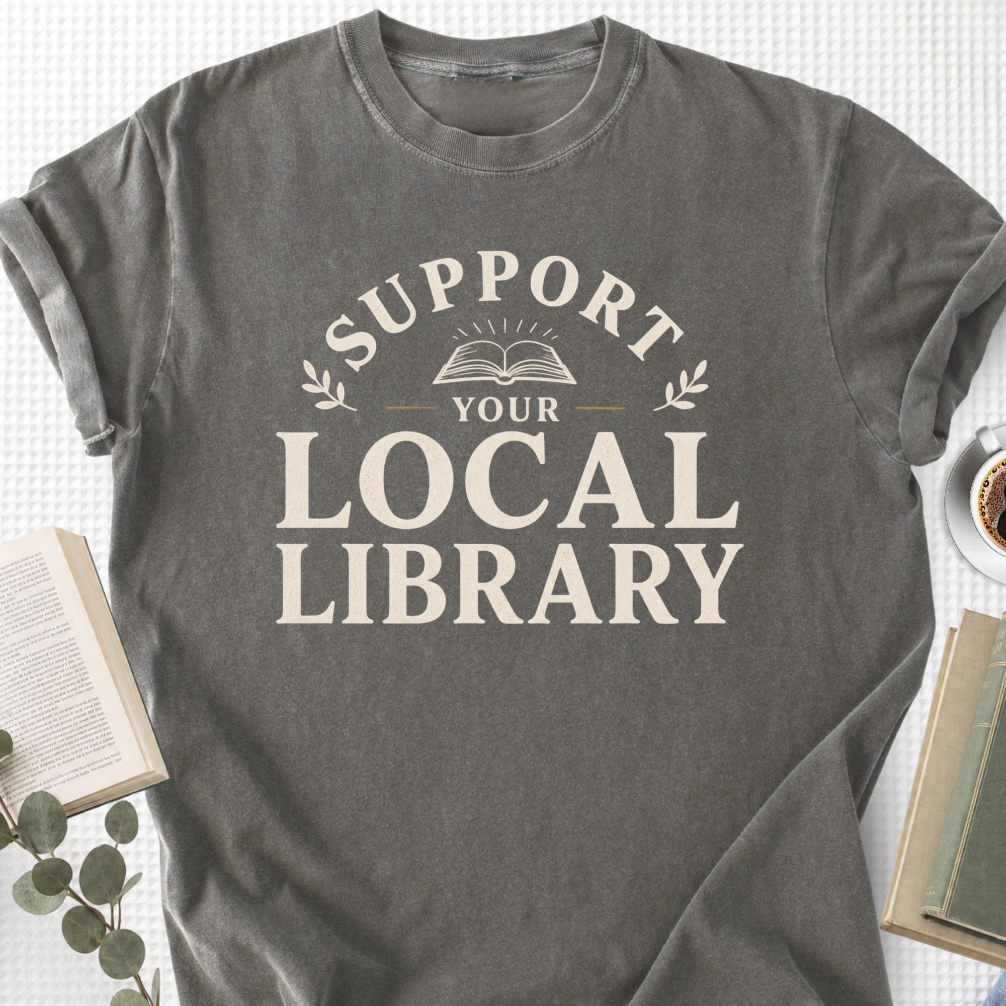 Your Local Library Unisex T-Shirt, Librarian Gift - Book Social Club