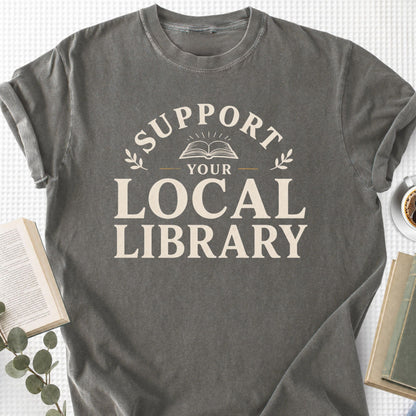 Your Local Library Unisex T-Shirt, Librarian Gift - Book Social Club