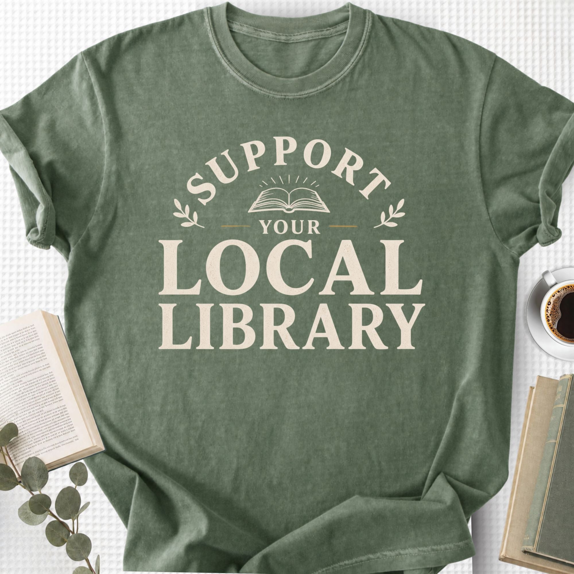 Your Local Library Unisex T-Shirt, Librarian Gift - Book Social Club