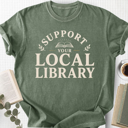 Your Local Library Unisex T-Shirt, Librarian Gift - Book Social Club