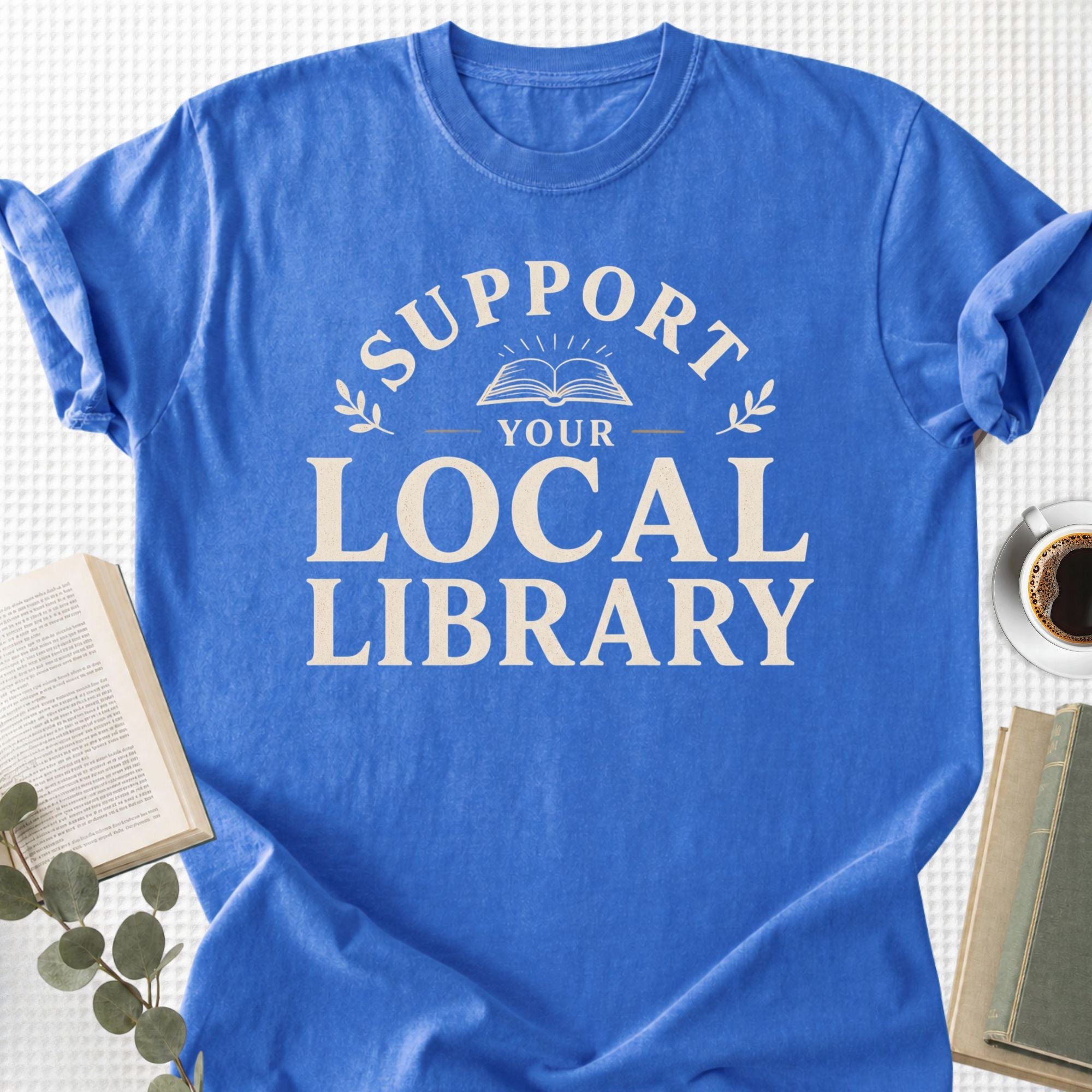 Your Local Library Unisex T-Shirt, Librarian Gift - Book Social Club